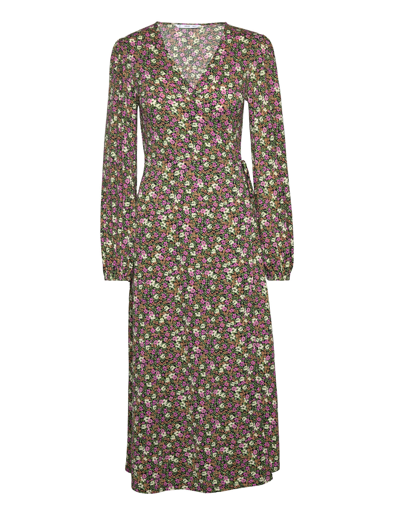 Mango Printed Cut-Out Detail Dress - - XS 1