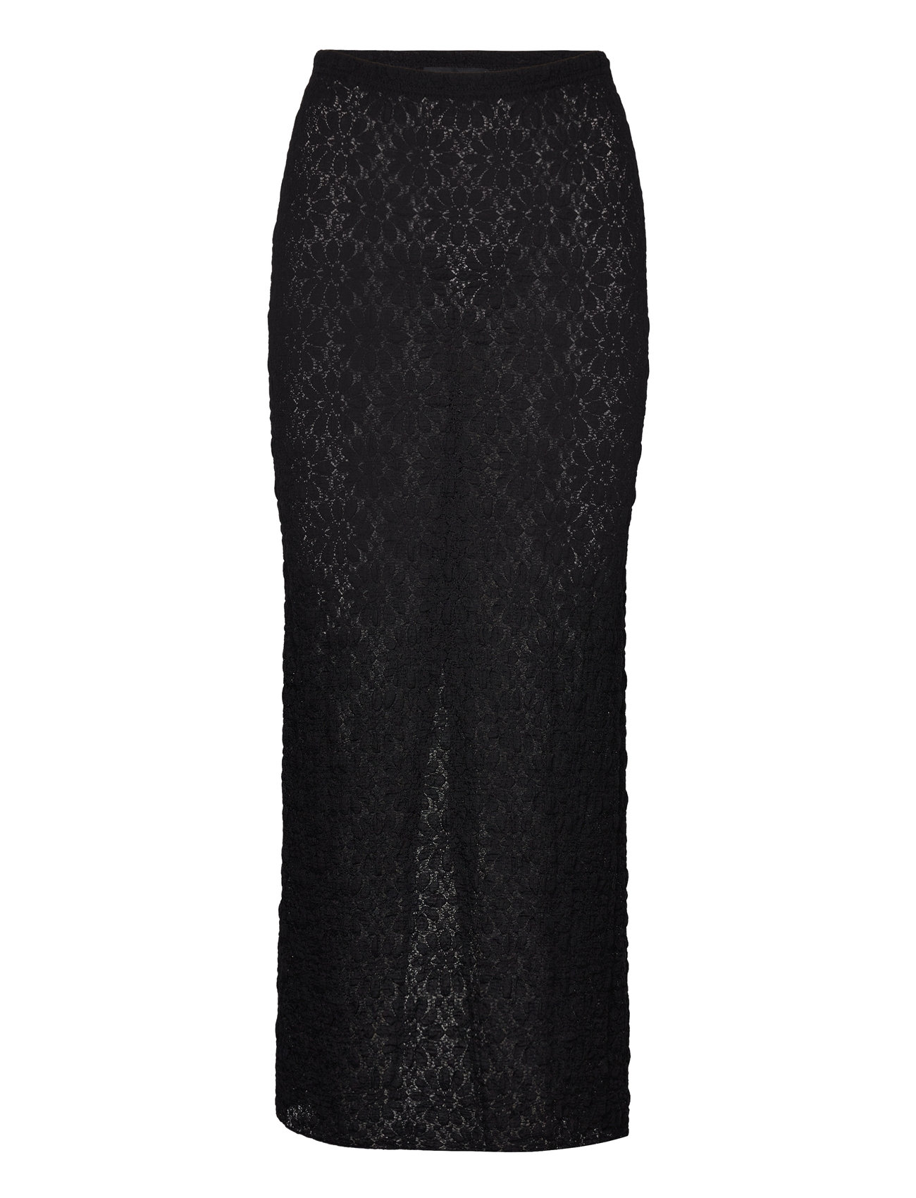 Mango Open Textured Skirt - Black - XS