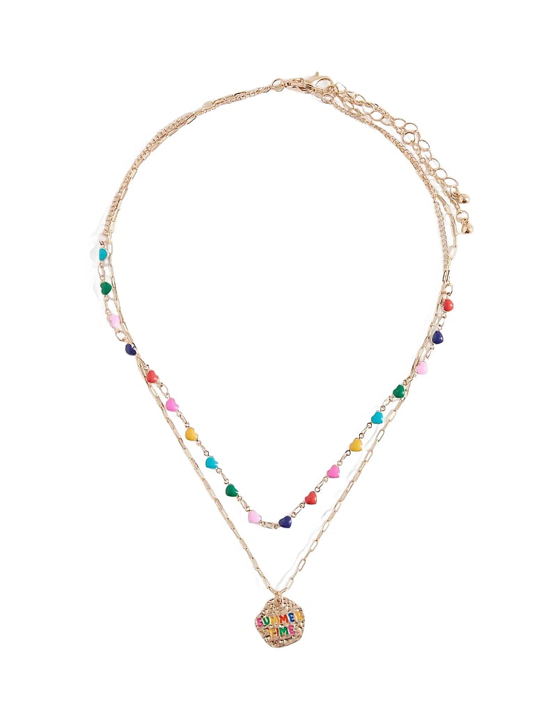 Mango - 2 pack of necklaces - halskæder - gold - 2