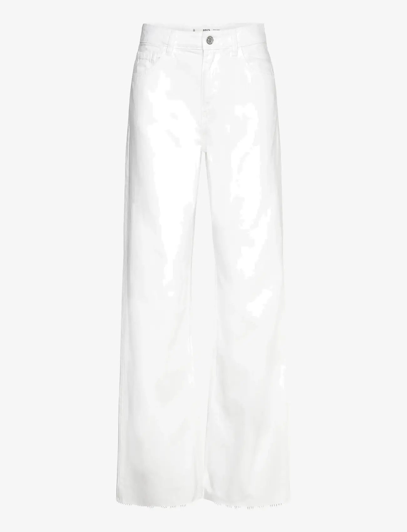 Mango - Danila high-waisted wide-leg jeans - flared jeans - white - 0