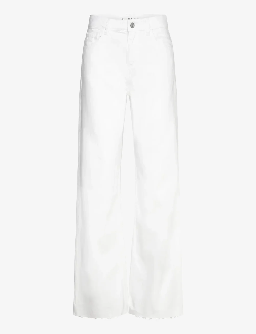 Mango - Danila high-waisted wide-leg jeans - schlaghosen - white - 1