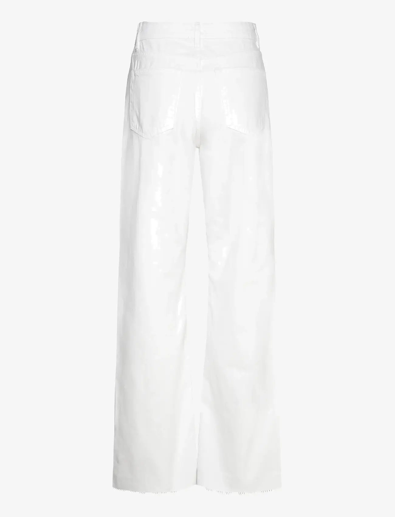 Mango - Danila high-waisted wide-leg jeans - flared jeans - white - 1