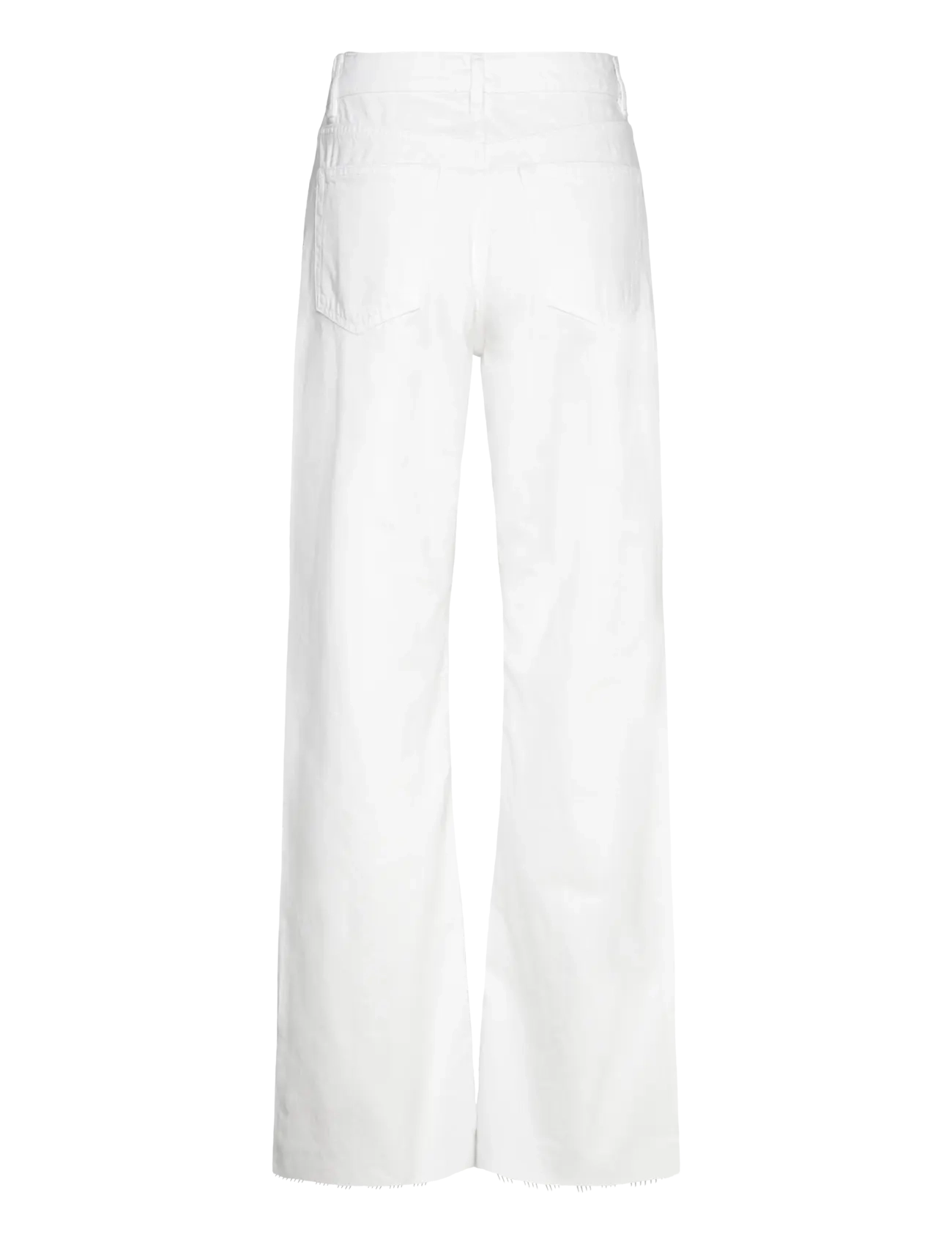 Mango - Danila high-waisted wide leg jeans - white - 2