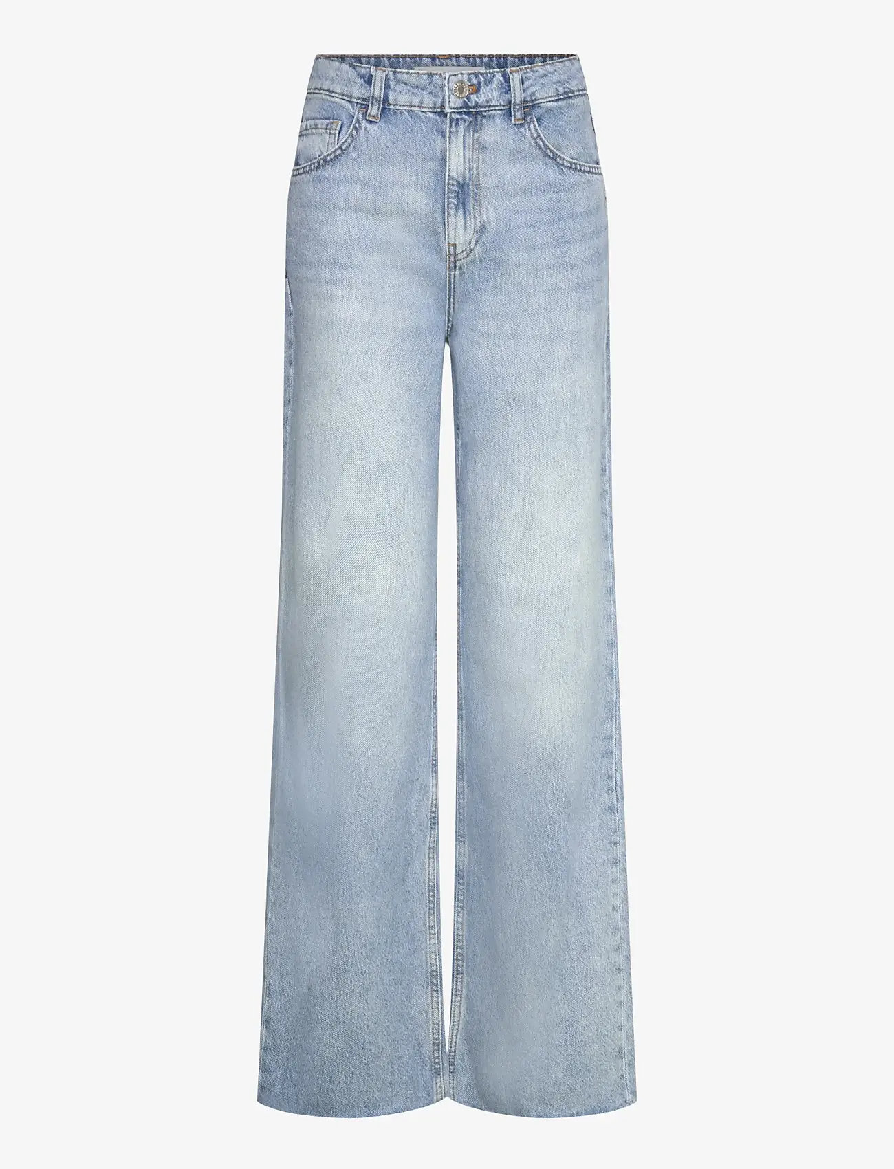 Mango - Danila high-waisted wide leg jeans - die niedrigsten preise - open blue - 0