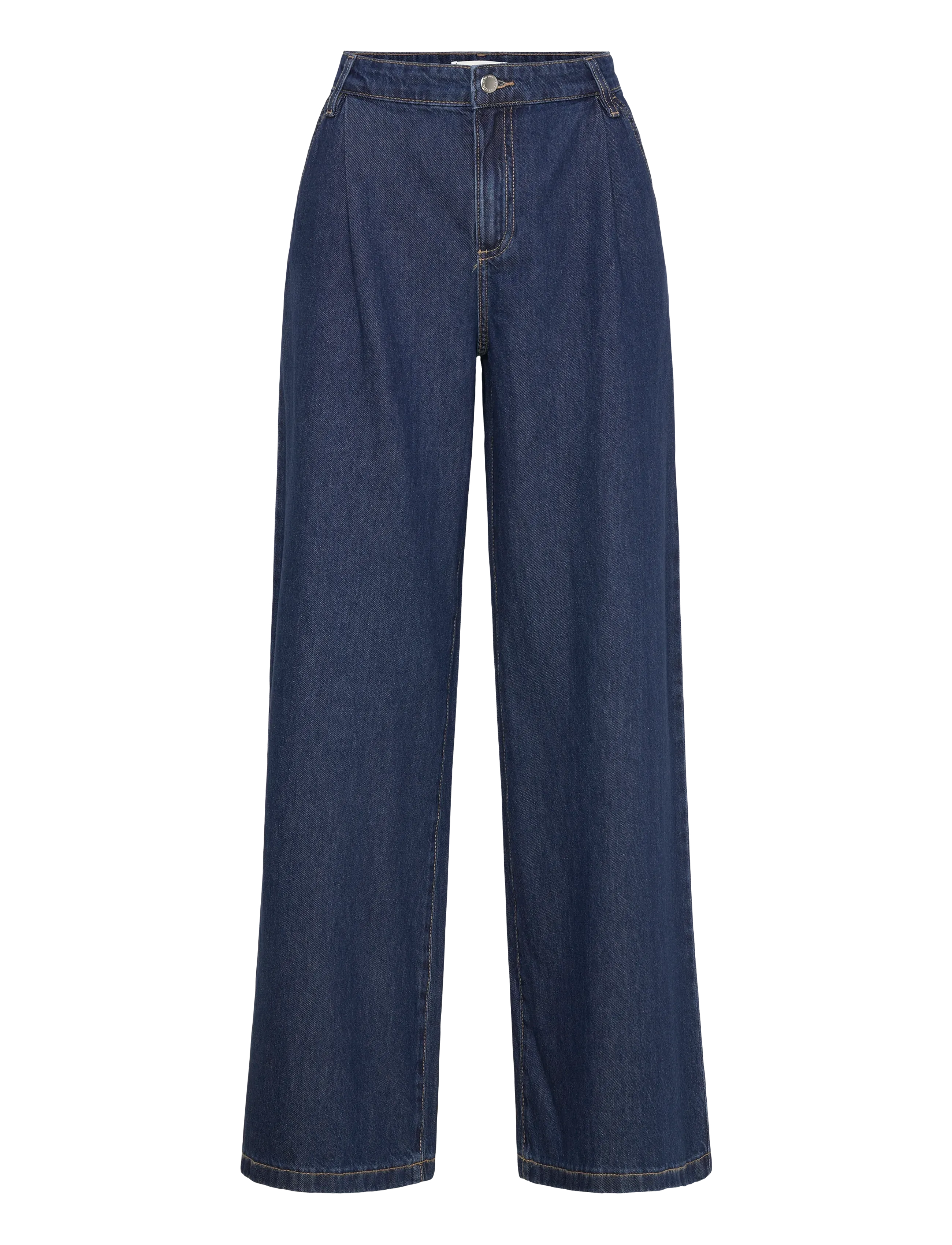 Wide leg pleated jeans - OPEN BLUE