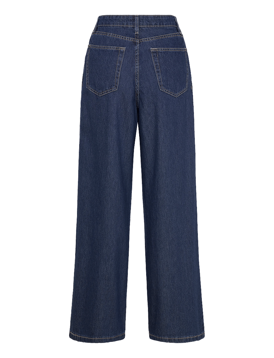 Mango - Wide leg pleated jeans - raka jeans - open blue - 2