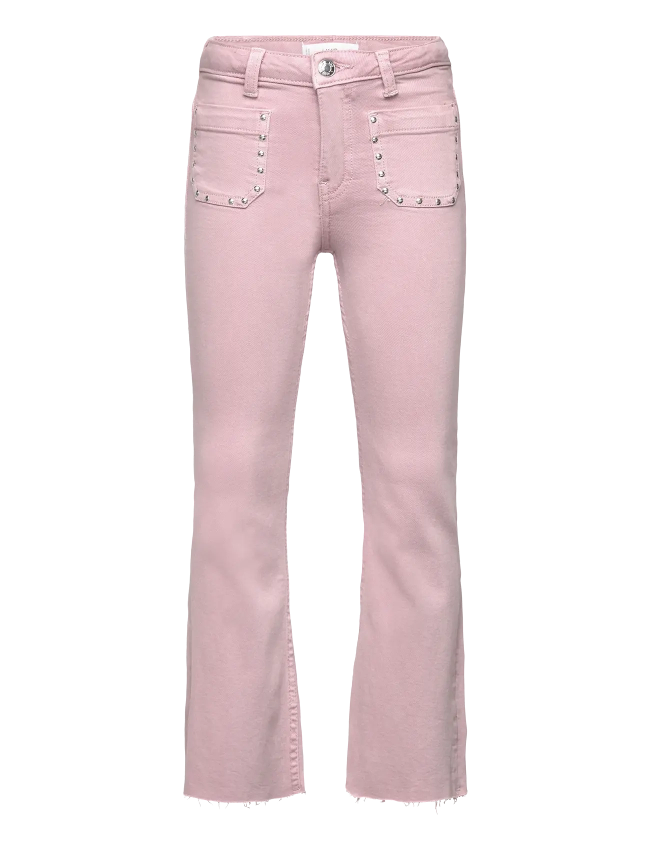 Mango Flared jeans with studs - Jeans - LT-PASTEL PURPLE / pink/rose