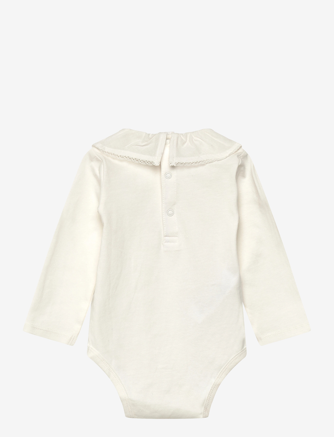 Mango - Embroidered babydoll-neck body - natural white - 1