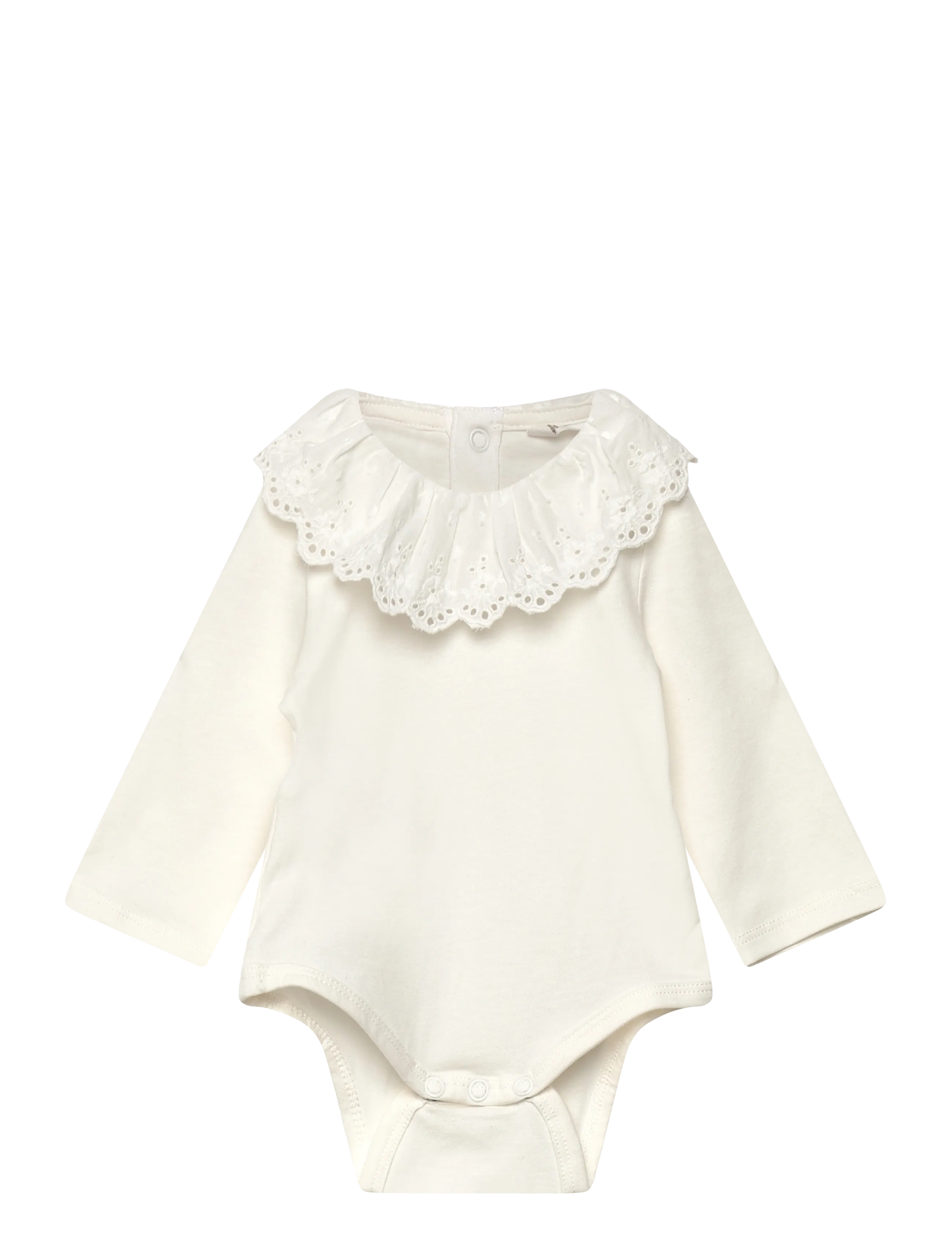 Mango Cotton bodysuit with babydoll neckline - Riided - NATURAL WHITE / cream