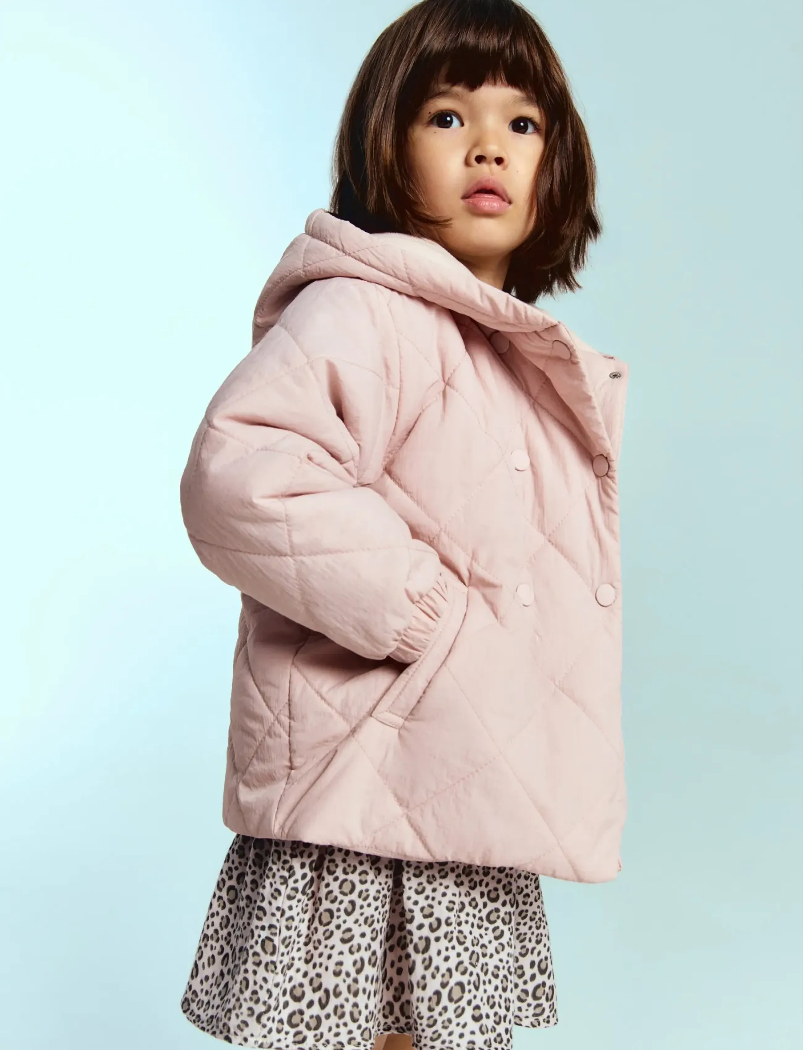 Mango Hood puffer coat - Mango - PINK / pink/rose