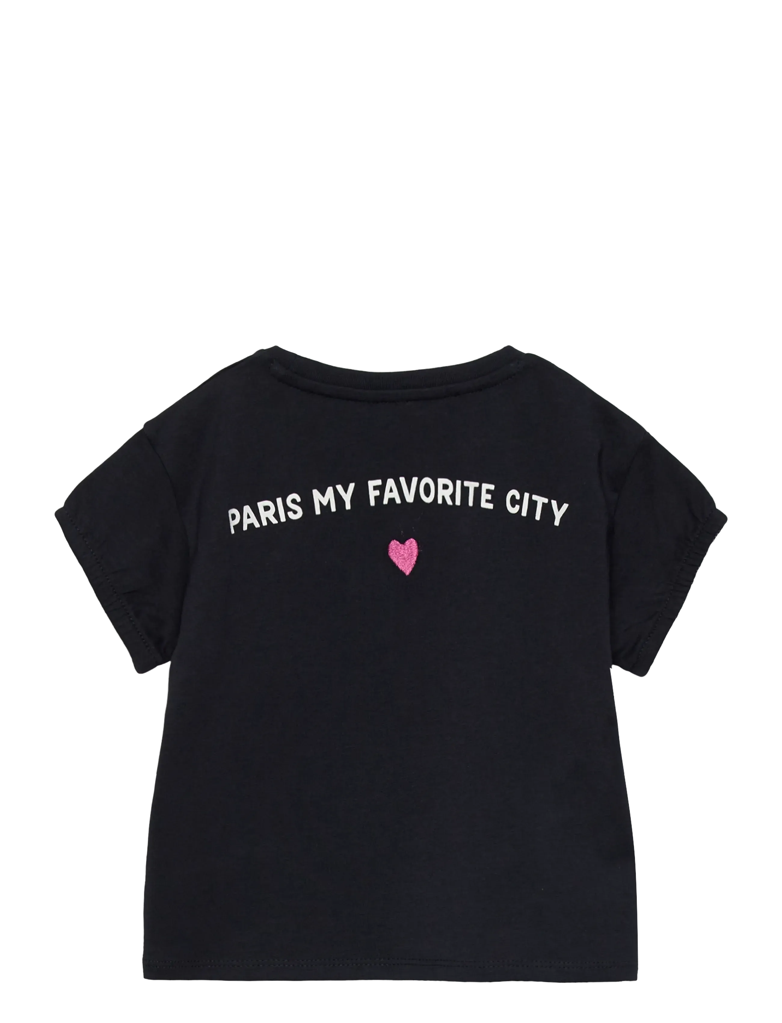 Mango - Message heart T-shirt - navy - 1