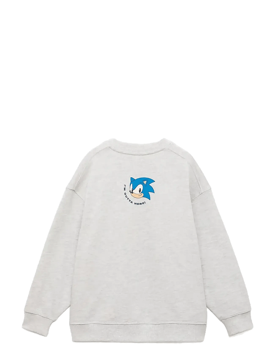 Mango - Sonic hoodie - sweatshirts - medium grey - 1