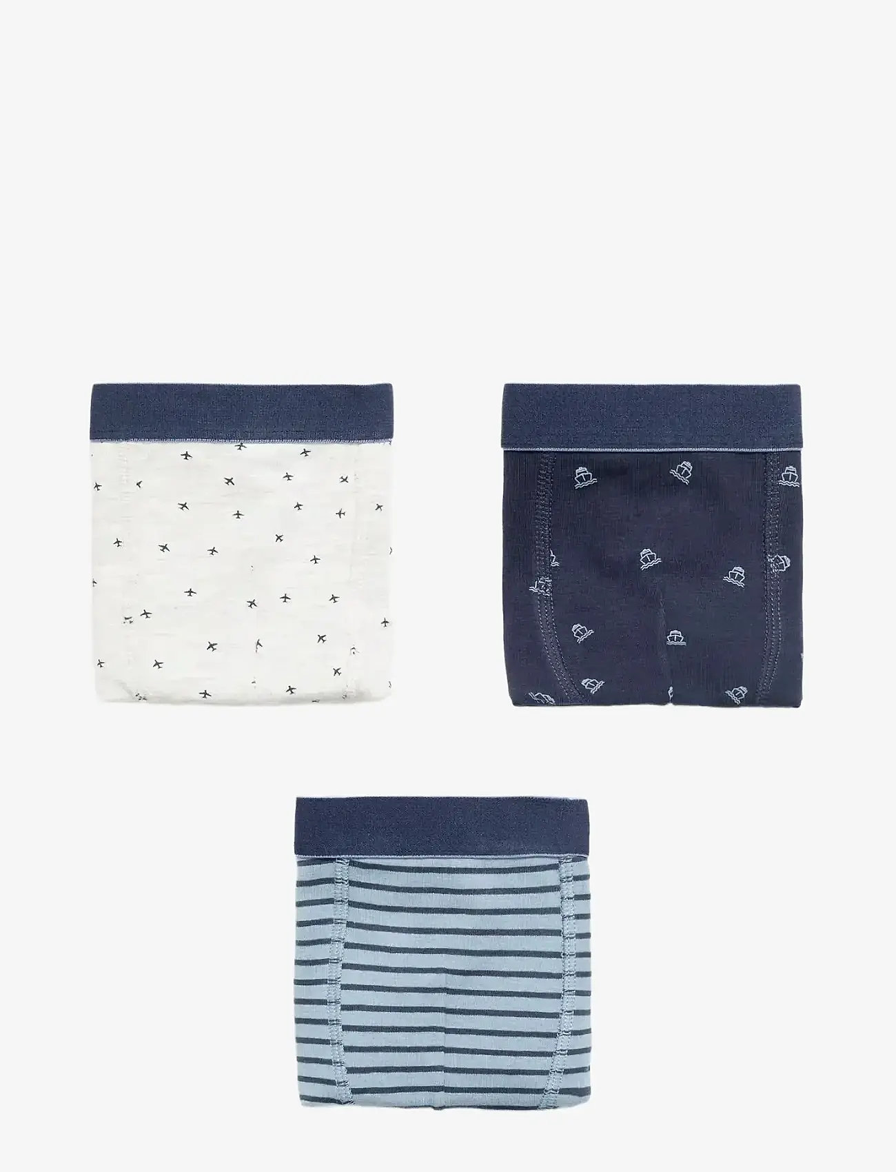 Mango - 3-pack combined briefs - underdele - medium blue - 0