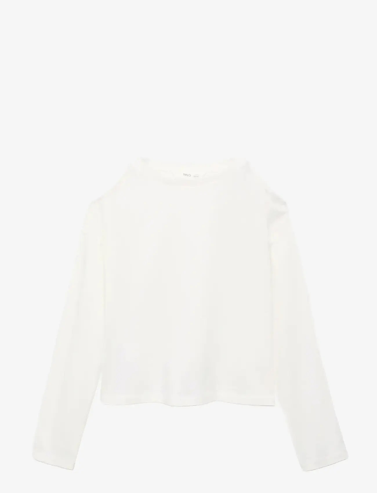 Mango - Cut-out t-shirt - långärmade t-shirts - natural white - 1