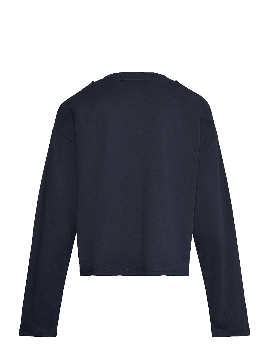 Mango - Cut-out t-shirt - långärmade t-shirts - navy - 1