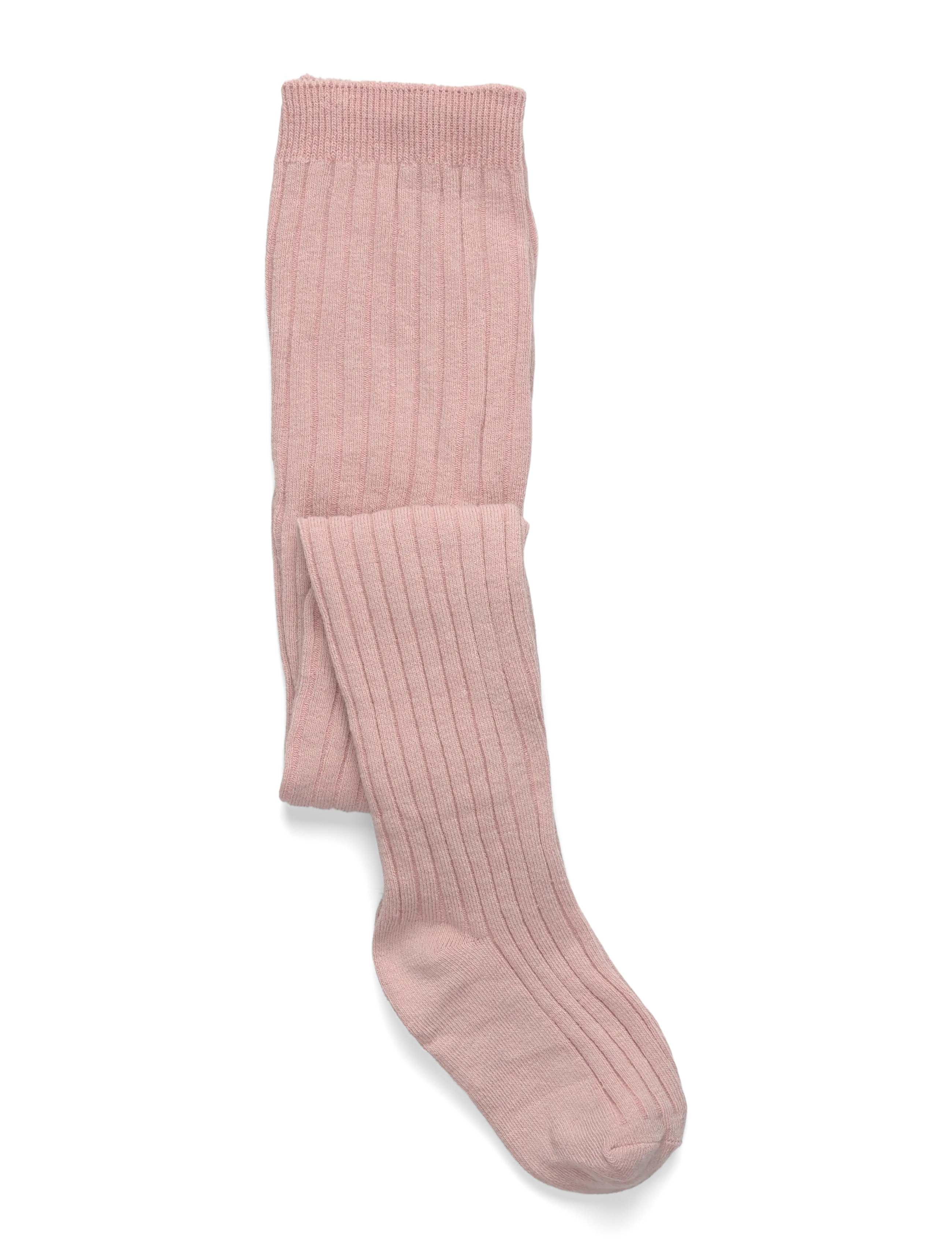 Mango Ribbed tights - Mango - LT-PASTEL PINK / pink/rose