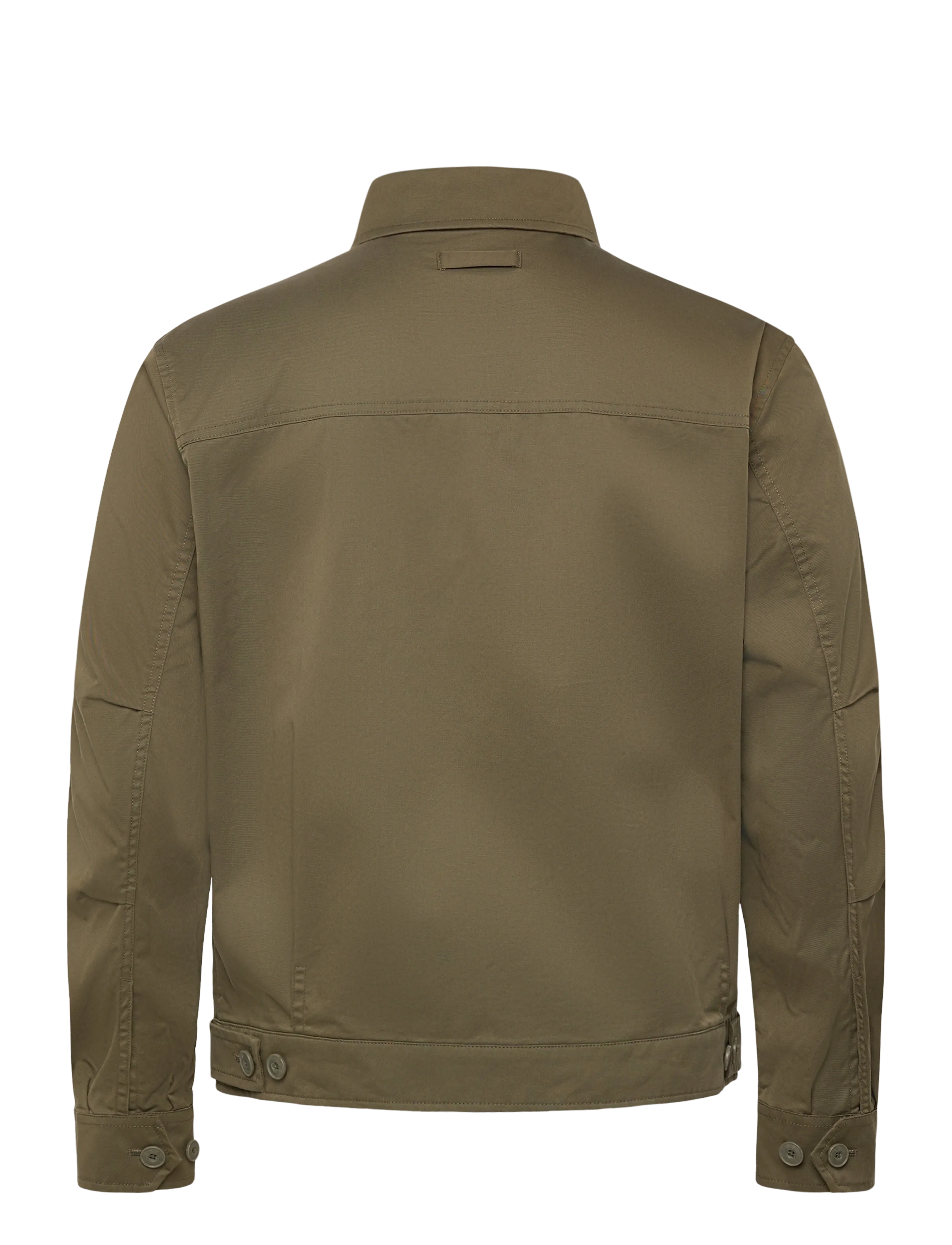 Mango - Cotton jacket with pockets - vårjackor - dark green - 2