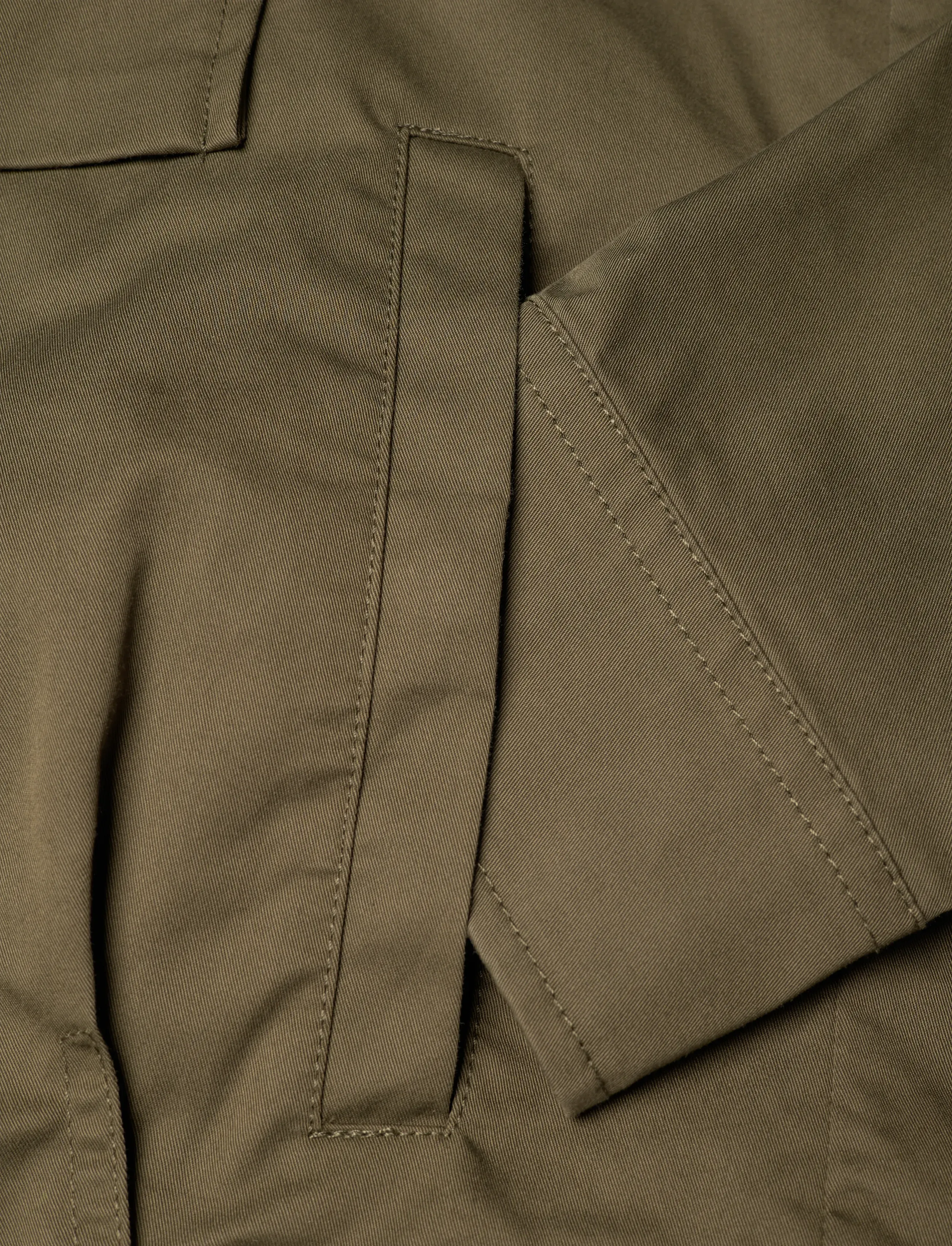 Mango - Cotton jacket with pockets - vårjackor - dark green - 5