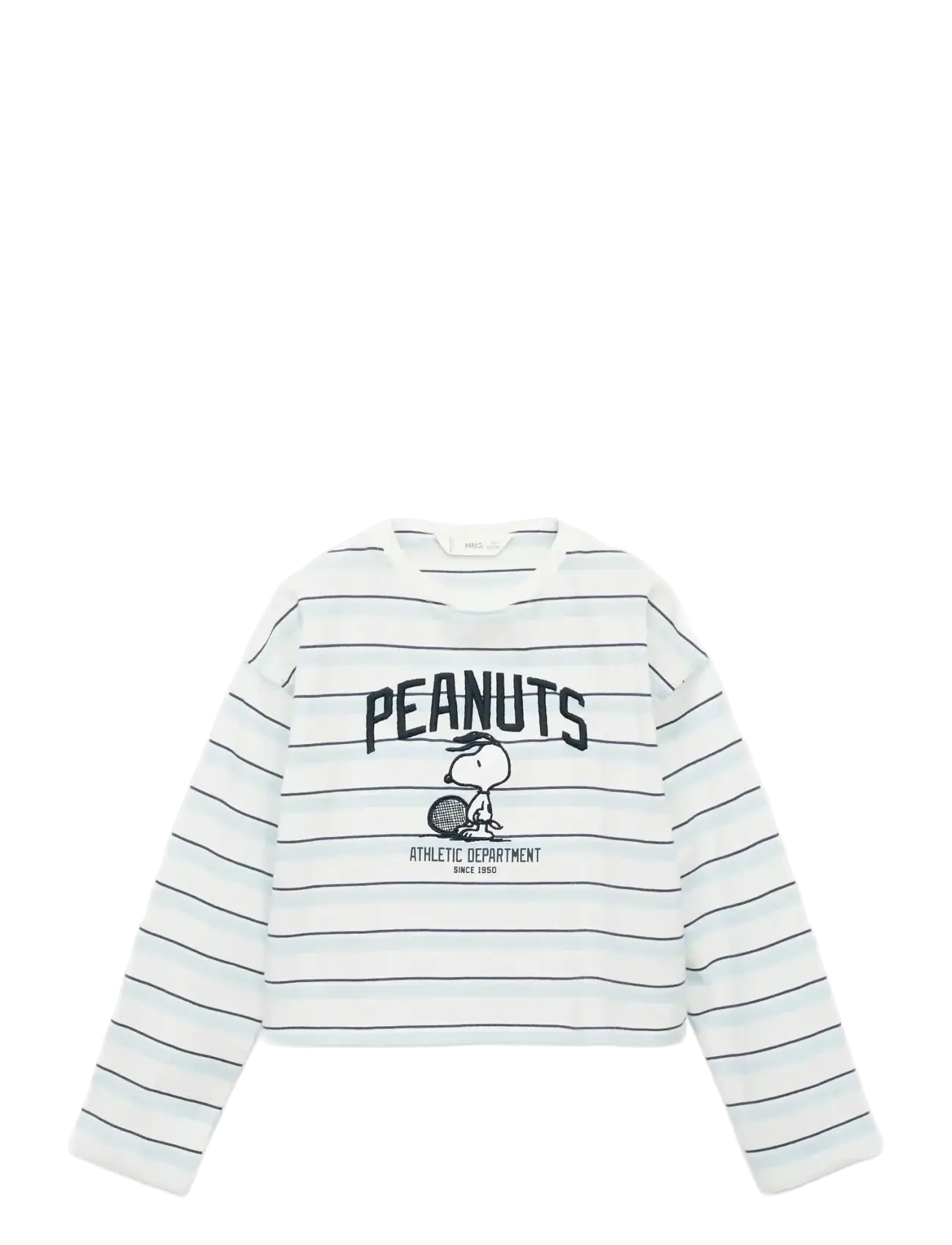 Snoopy embroidered t-shirt - LT-PASTEL BLUE