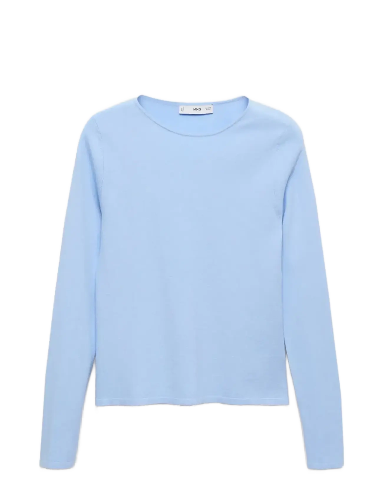 Mango Long-sleeved fine-knit sweater - Transitional Layering - LT-PASTEL BLUE / blue