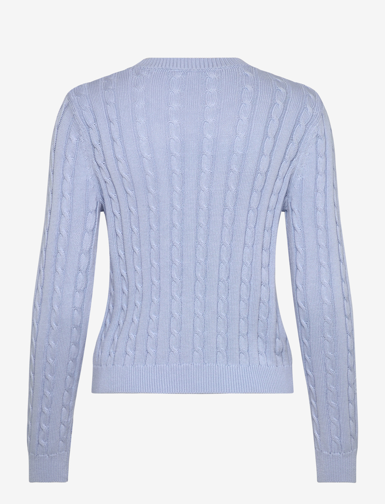 Mango - Braided knitted sweater - stickade tröjor - lt-pastel blue - 1