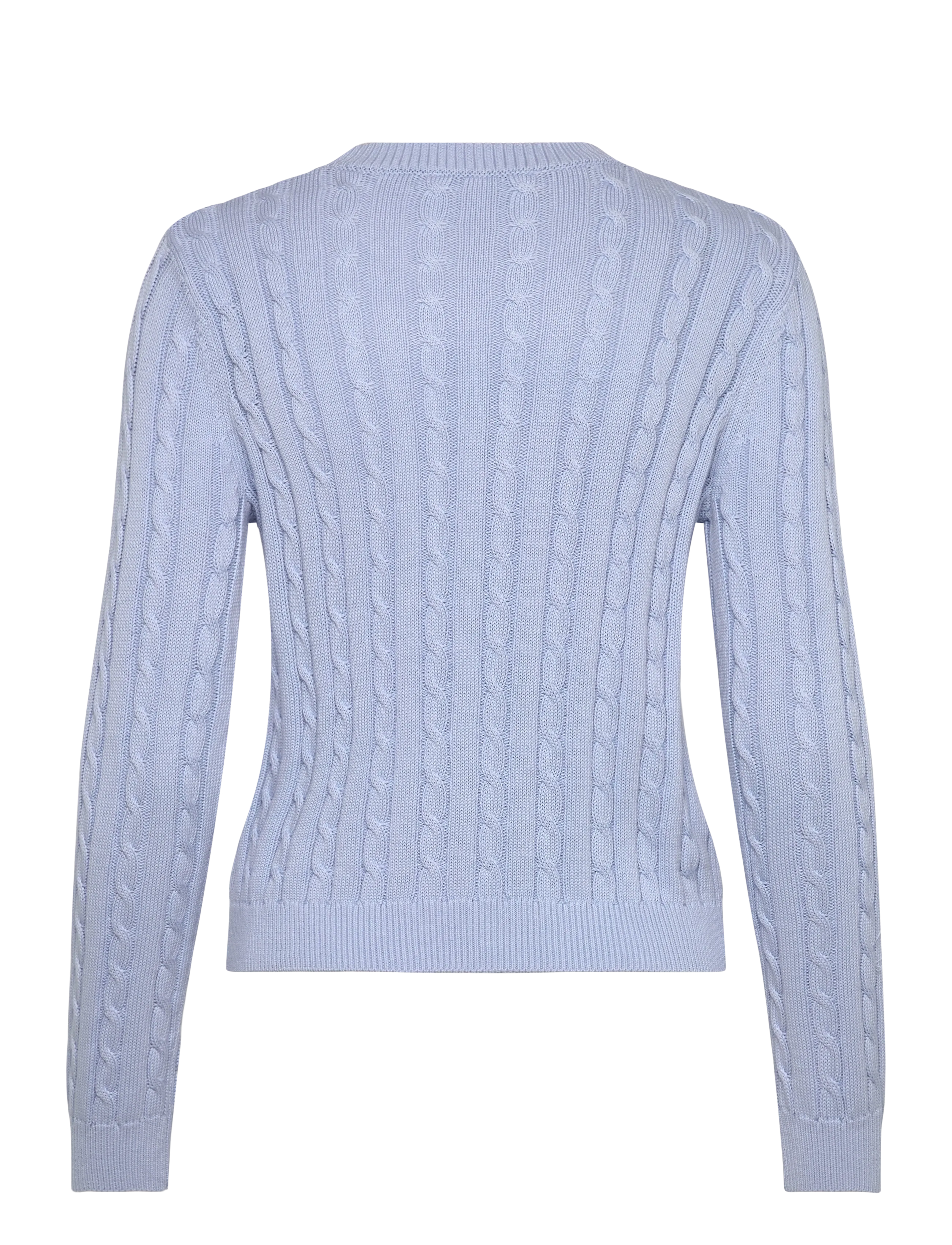 Mango - Braided knitted sweater - tröjor - lt-pastel blue - 2