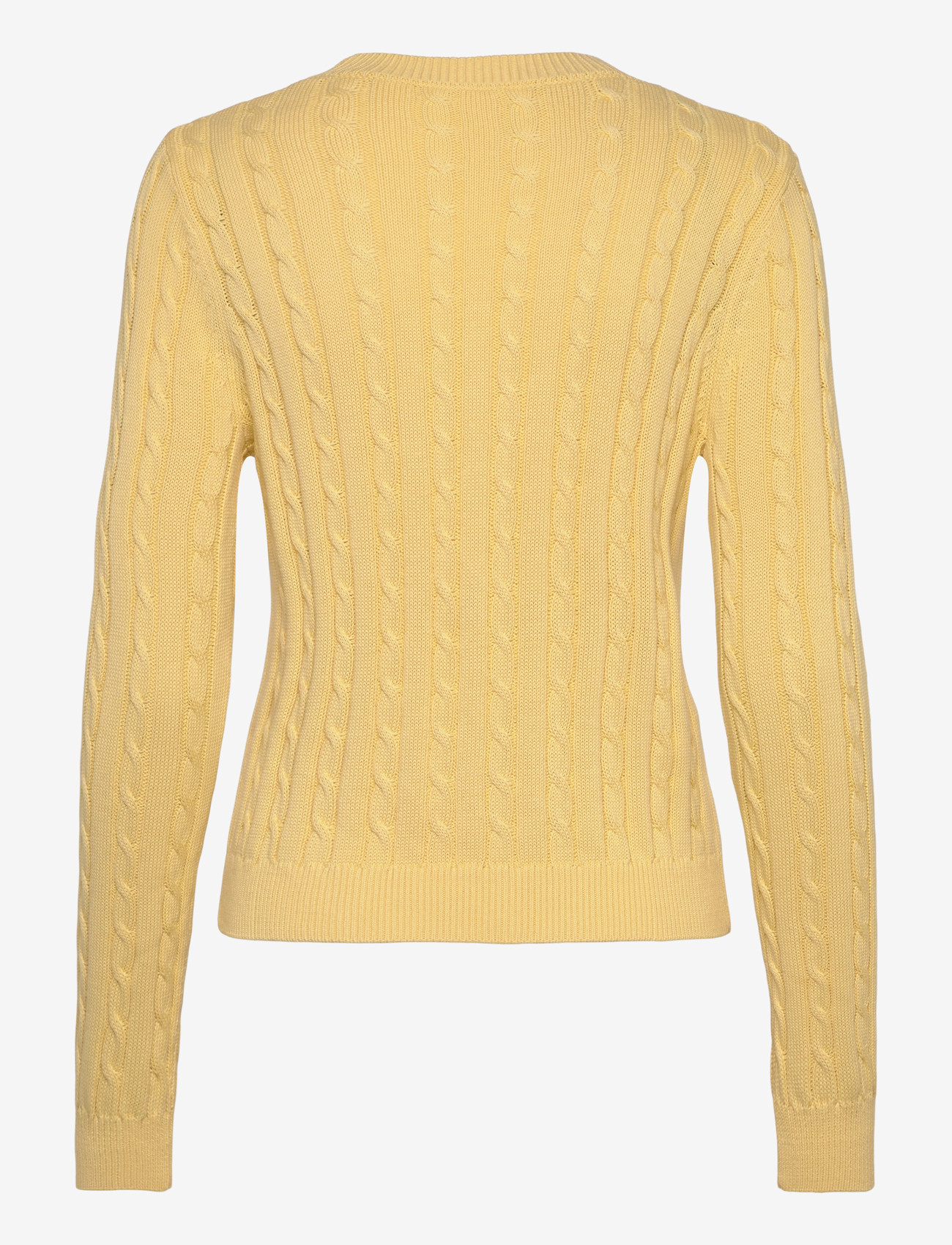 Mango - Braided knitted sweater - herbstliche kleidung - yellow - 1