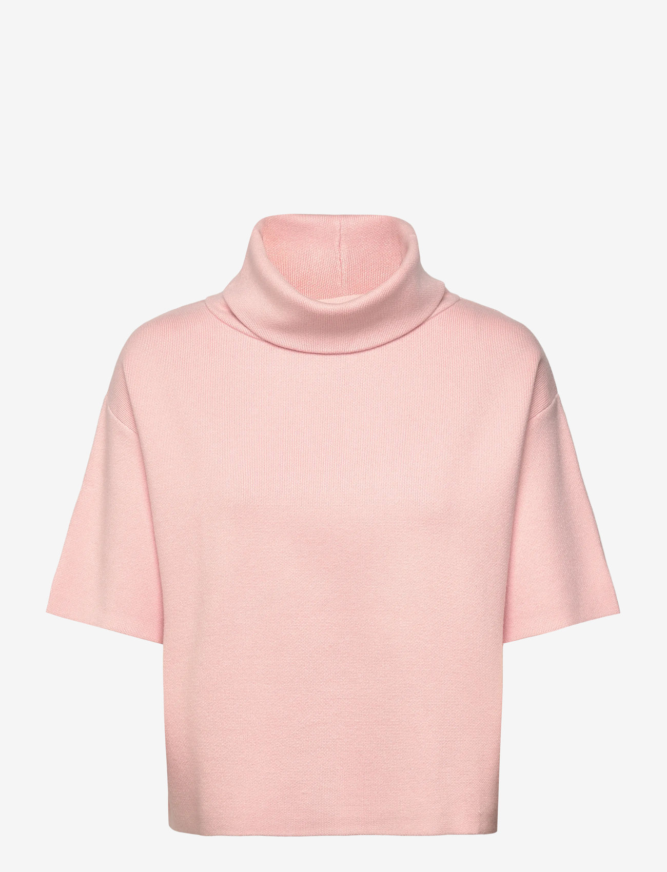Mango - Short-sleeved turtleneck sweater - herbstliche kleidung - pink - 0