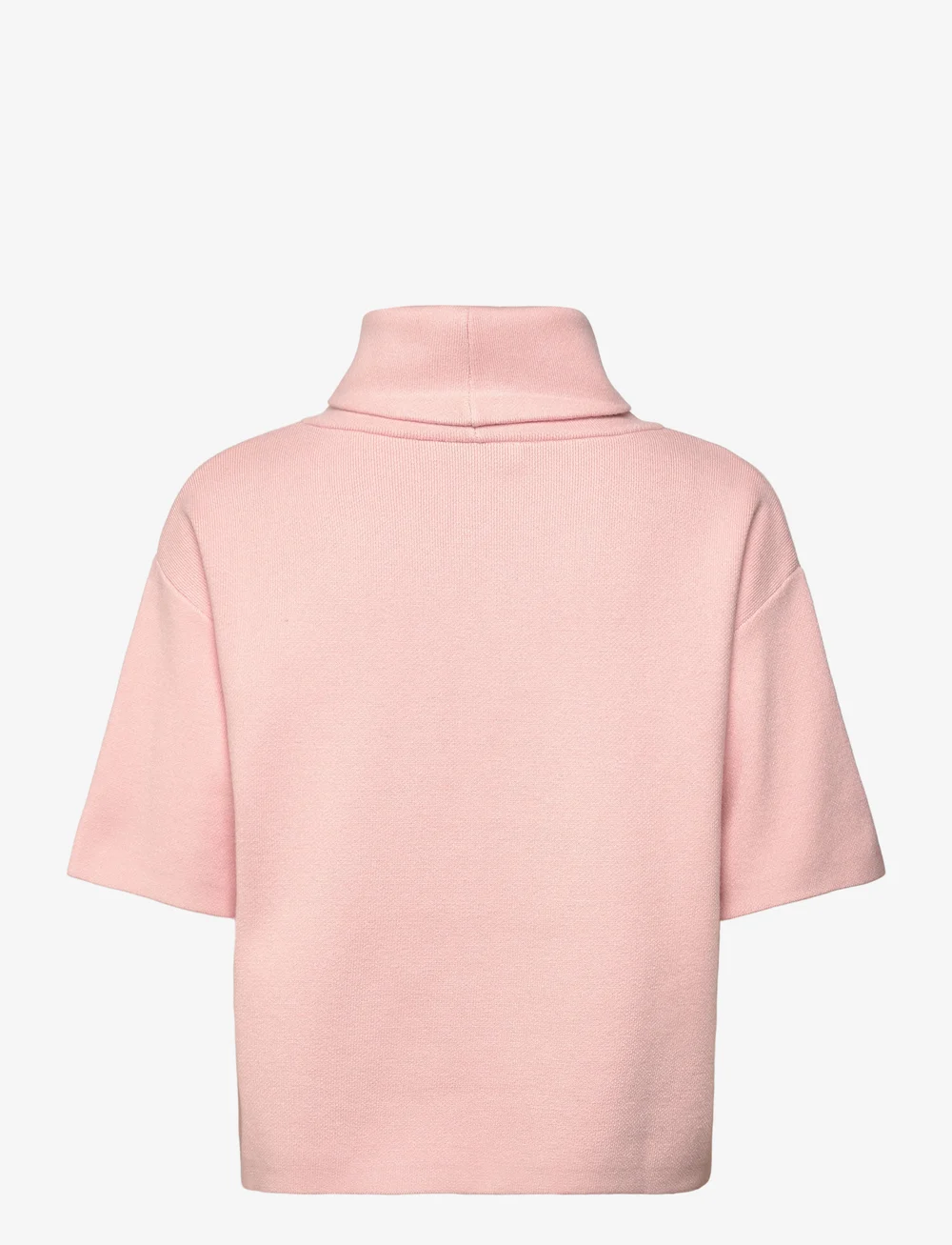Mango - Short-sleeved turtleneck sweater - polotröjor - pink - 1