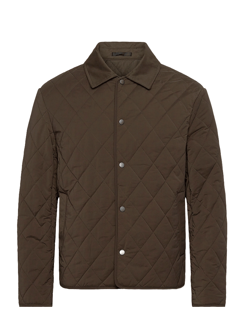 Mango - Quilted water repellent jacket - efterårsjakker - dark green - 1
