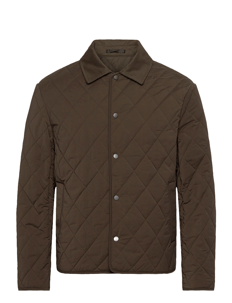 Mango - Quilted water repellent jacket - forårsjakker - dark green - 1