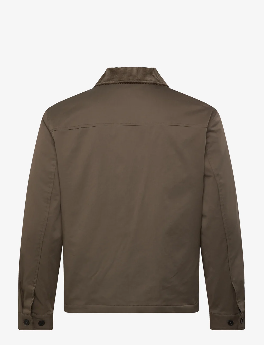 Mango - Water-repellent jacket with corduroy collar - efterårsjakker - dark green - 2
