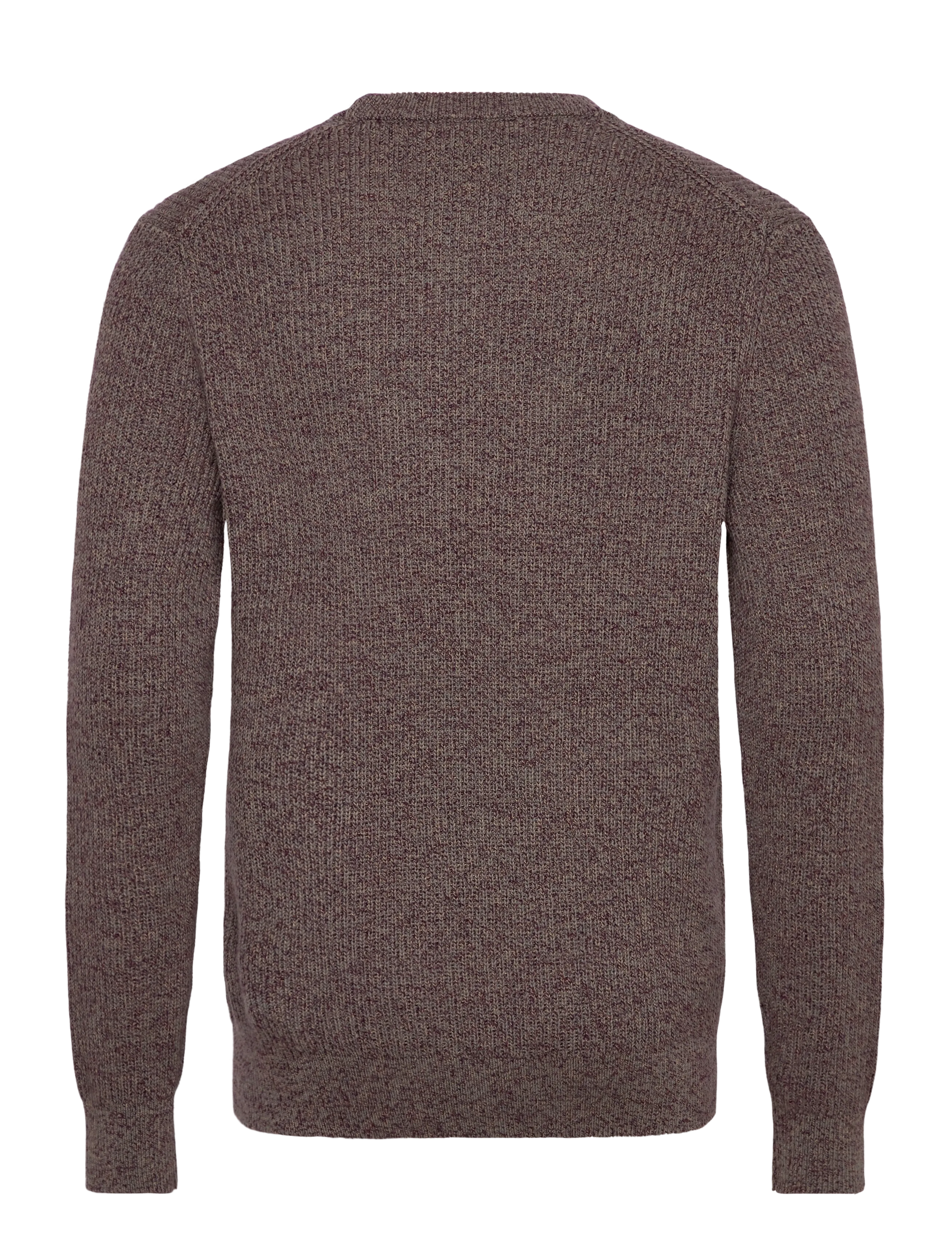 Mango - 100% cotton specked jersey - stickat - dark red - 2