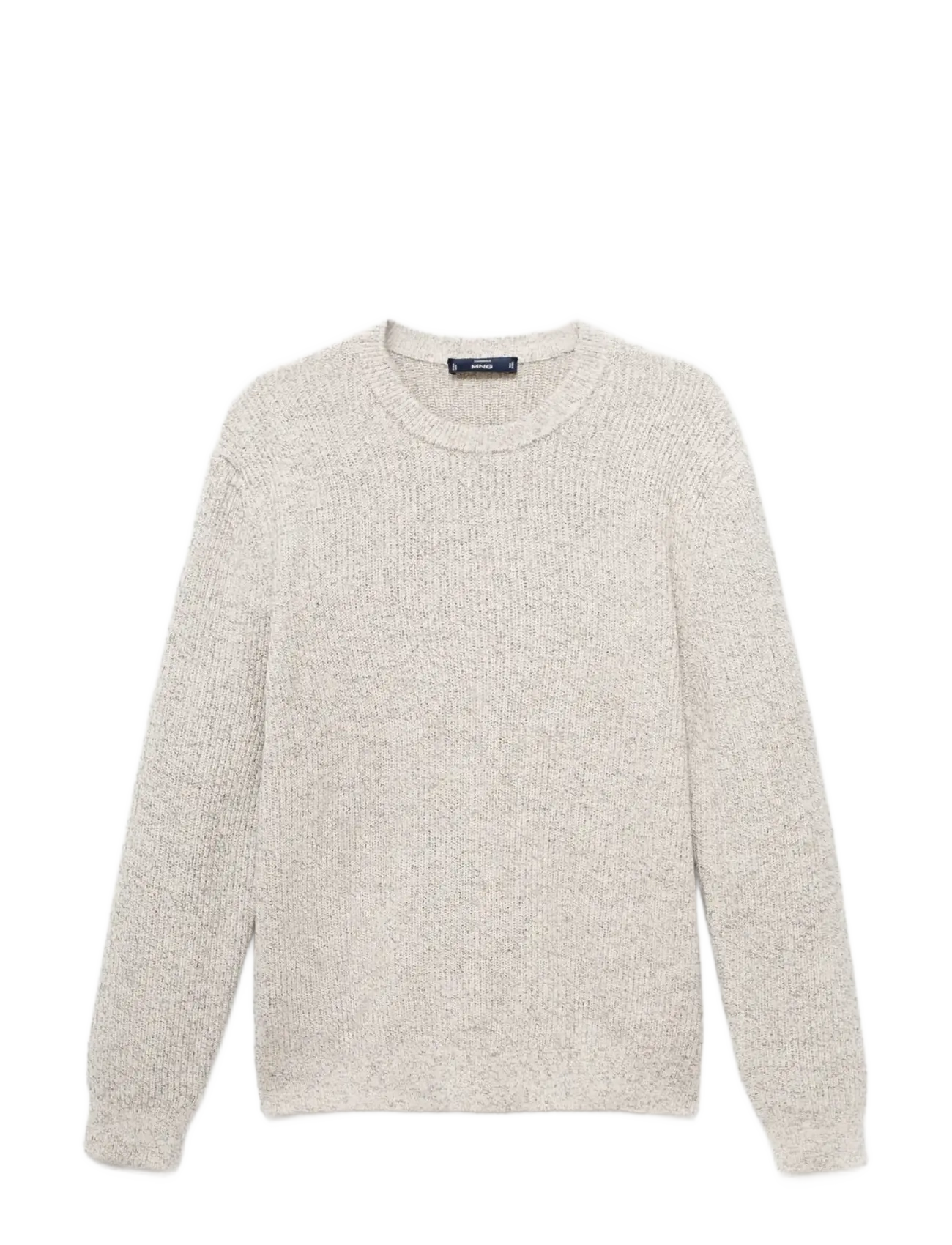 100% cotton specked jersey - NATURAL WHITE