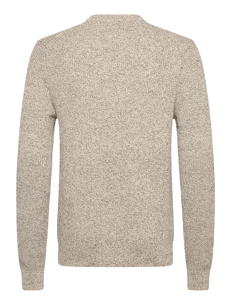 Mango - 100% cotton specked jersey - rundhals - natural white - 2