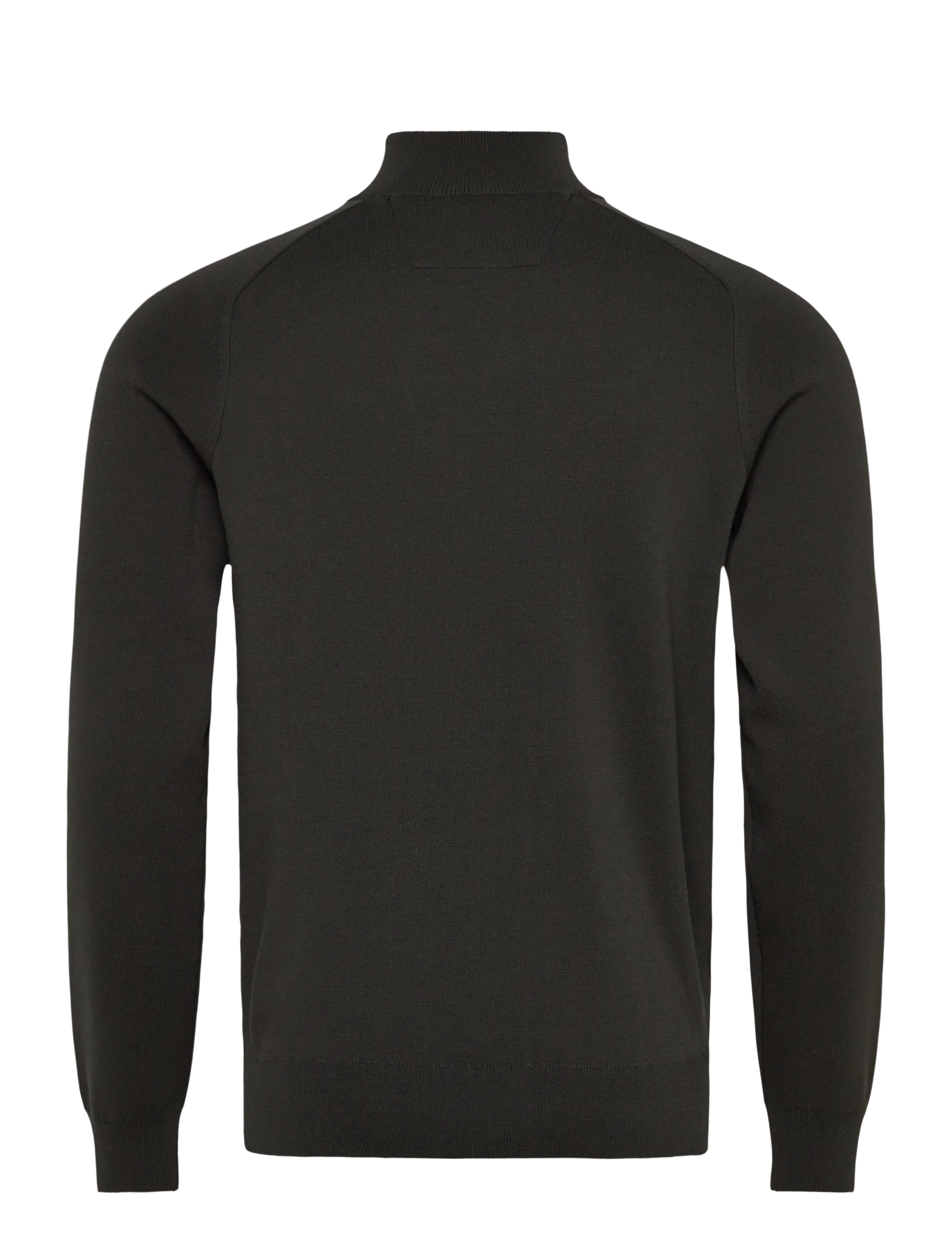 Mango - Breathable zip-neck sweater - rollkragen - dark green - 2