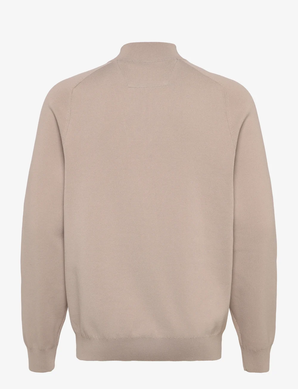 Mango - Breathable zip-neck sweater - rullekraver - light beige - 2