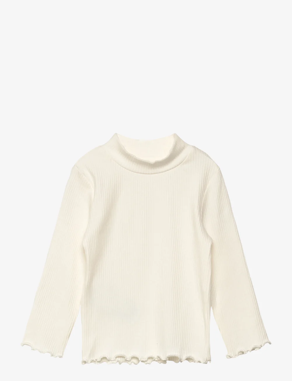 Mango - Ribbed high neck t-shirt - langärmelig - natural white - 0