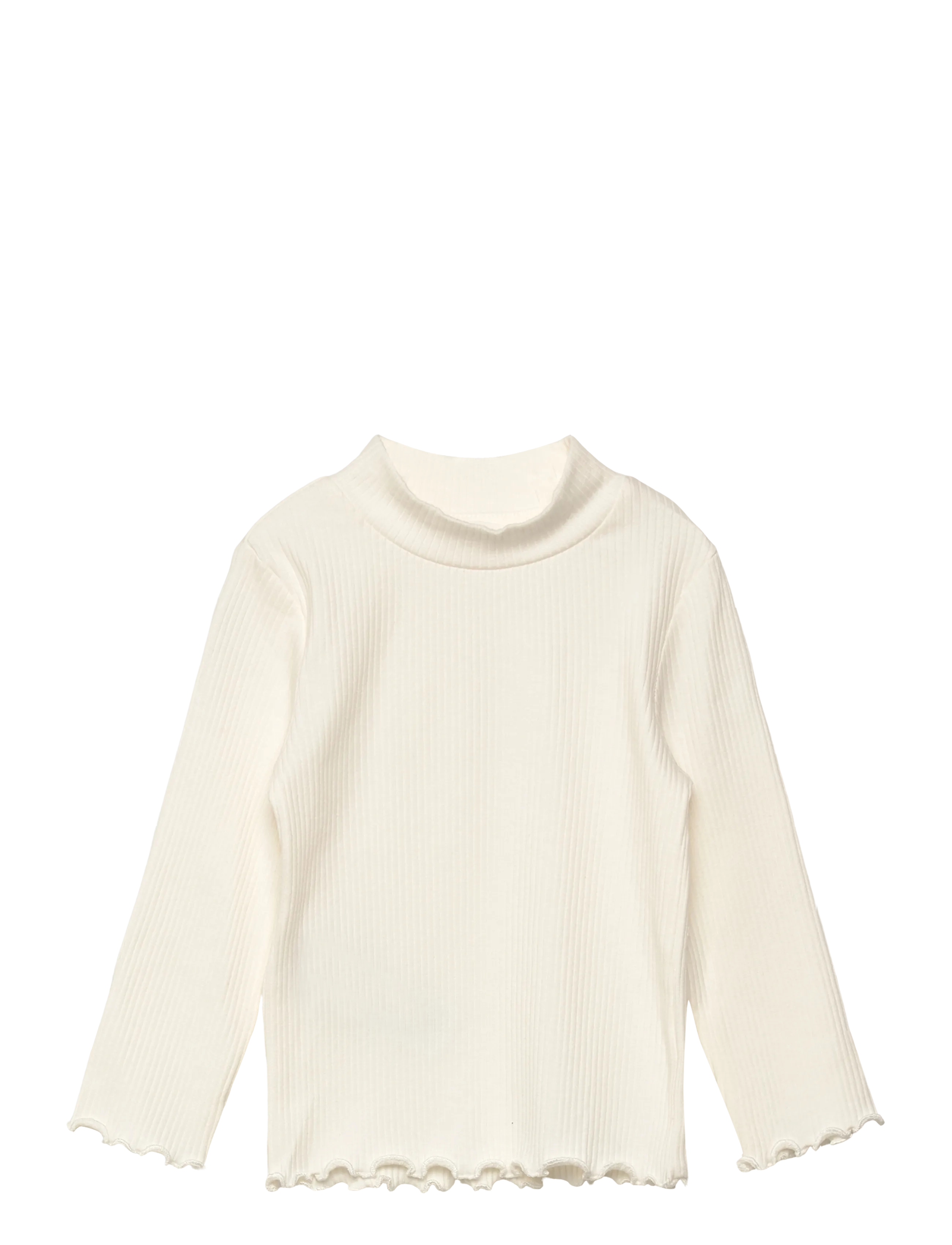 Mango Ribbed high neck t-shirt - App deal - NATURAL WHITE / cream
