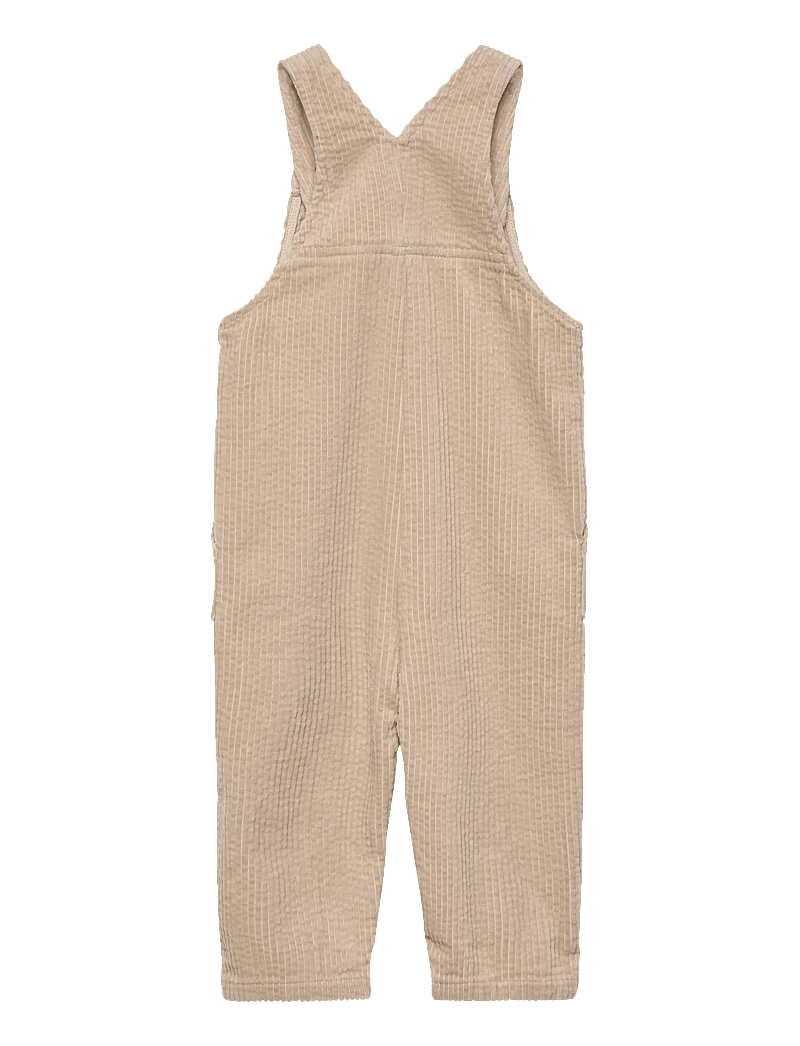 Mango - Long corduroy dungarees - henkselihousut - lt pastel brown - 1
