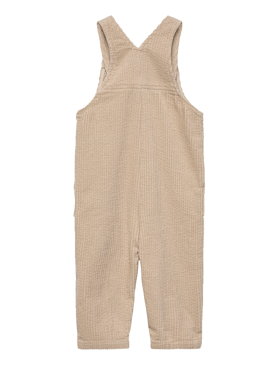 Mango - Long corduroy dungarees - overalls - lt pastel brown - 1