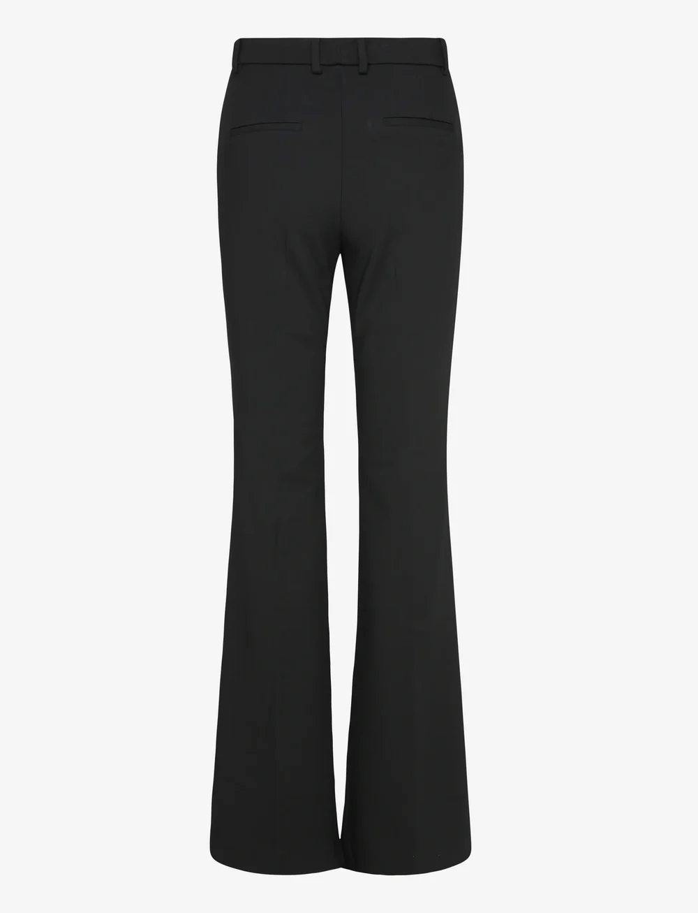 Mango - Mid-rise flare trousers - flare bukser - black - 1