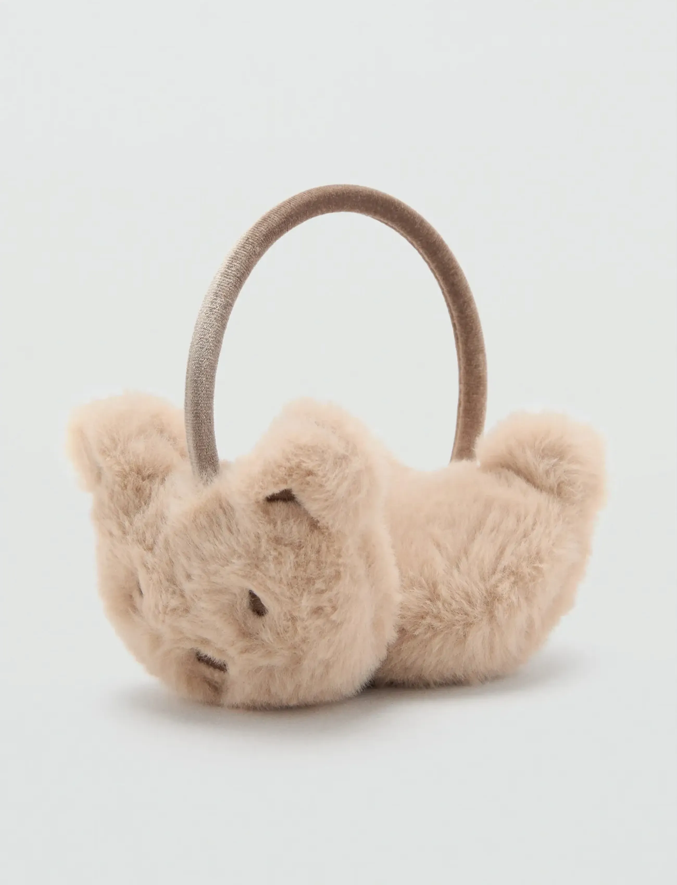 Mango Bear-Design Earmuffs, One Size, Brown, Hatte > Høreværn, Børn