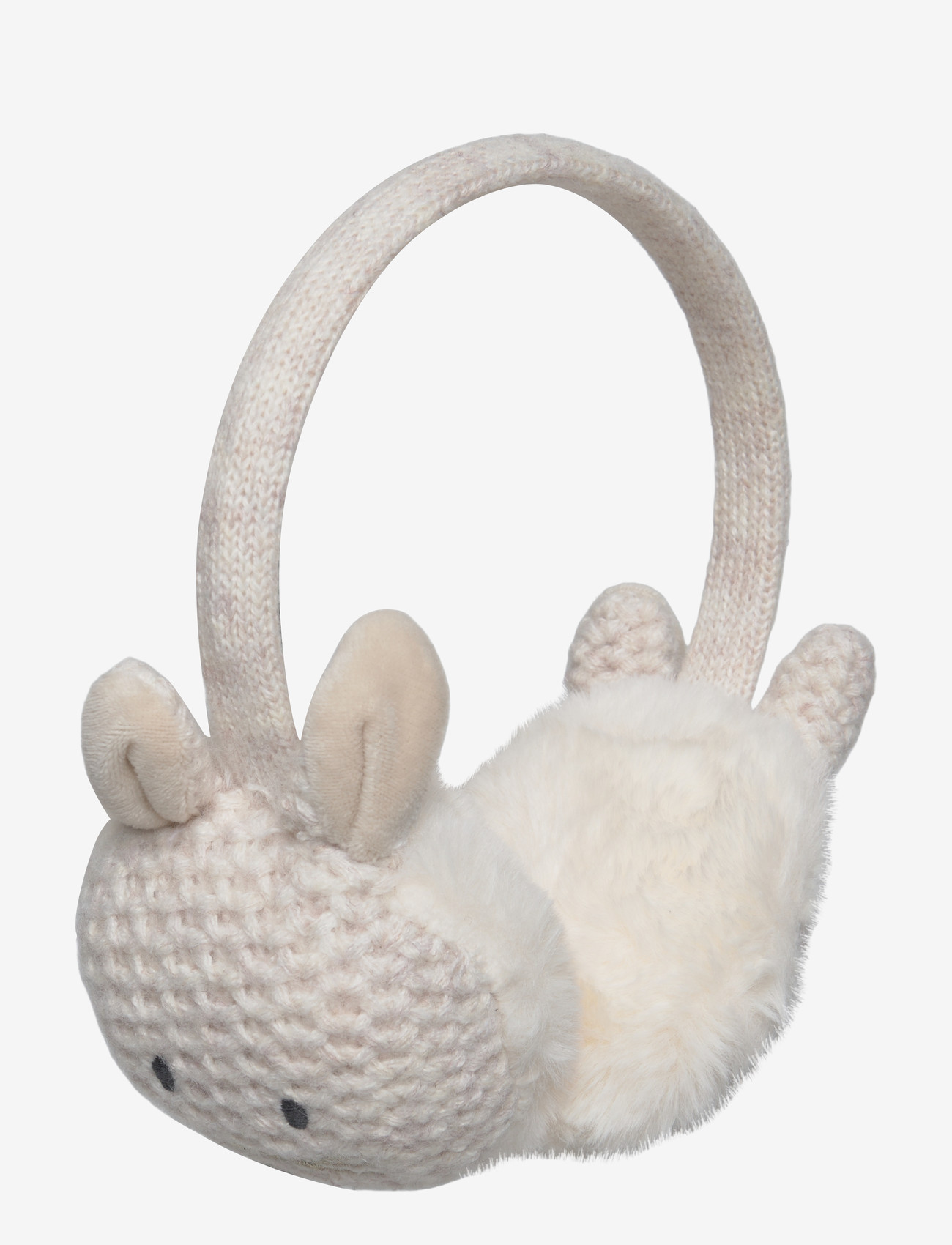 Mango - Bunny fur earmuffs - accessoires - lt pastel brown - 0