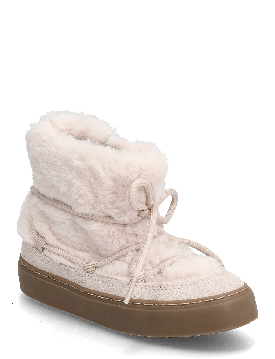 Mango - Hair lace ankle boots - stövlar & kängor - lt-pastel pink - 0