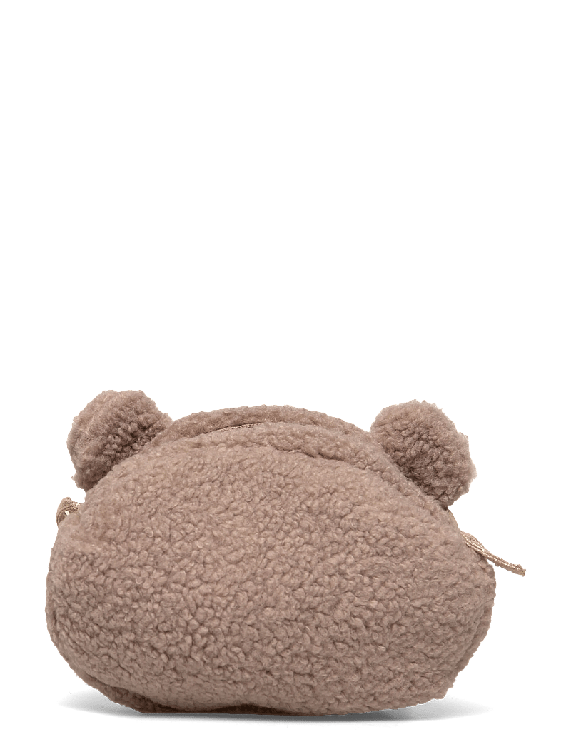 Mango - Teddy bear shearling-effect bag - schultertaschen - medium brown - 1