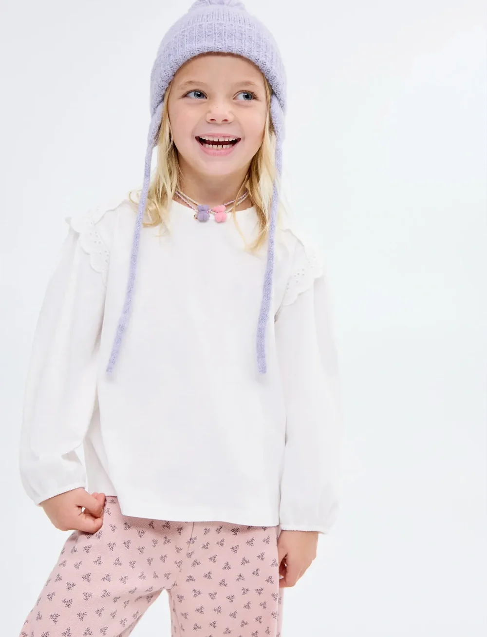 Mango - Openwork details T-shirt - langärmlige hemden - natural white - 0