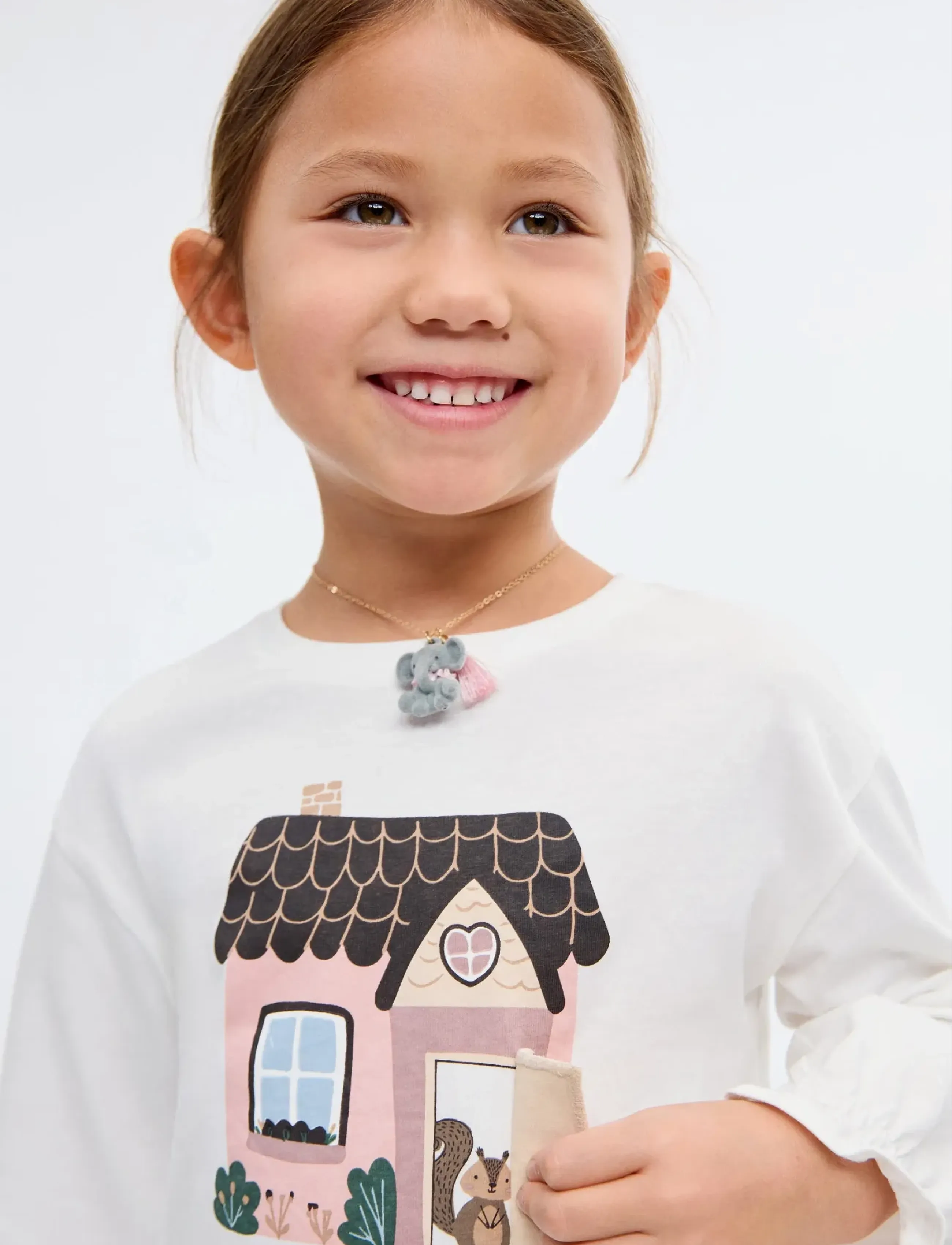 Mango Printed cotton-blend t-shirt - Mango - NATURAL WHITE / white