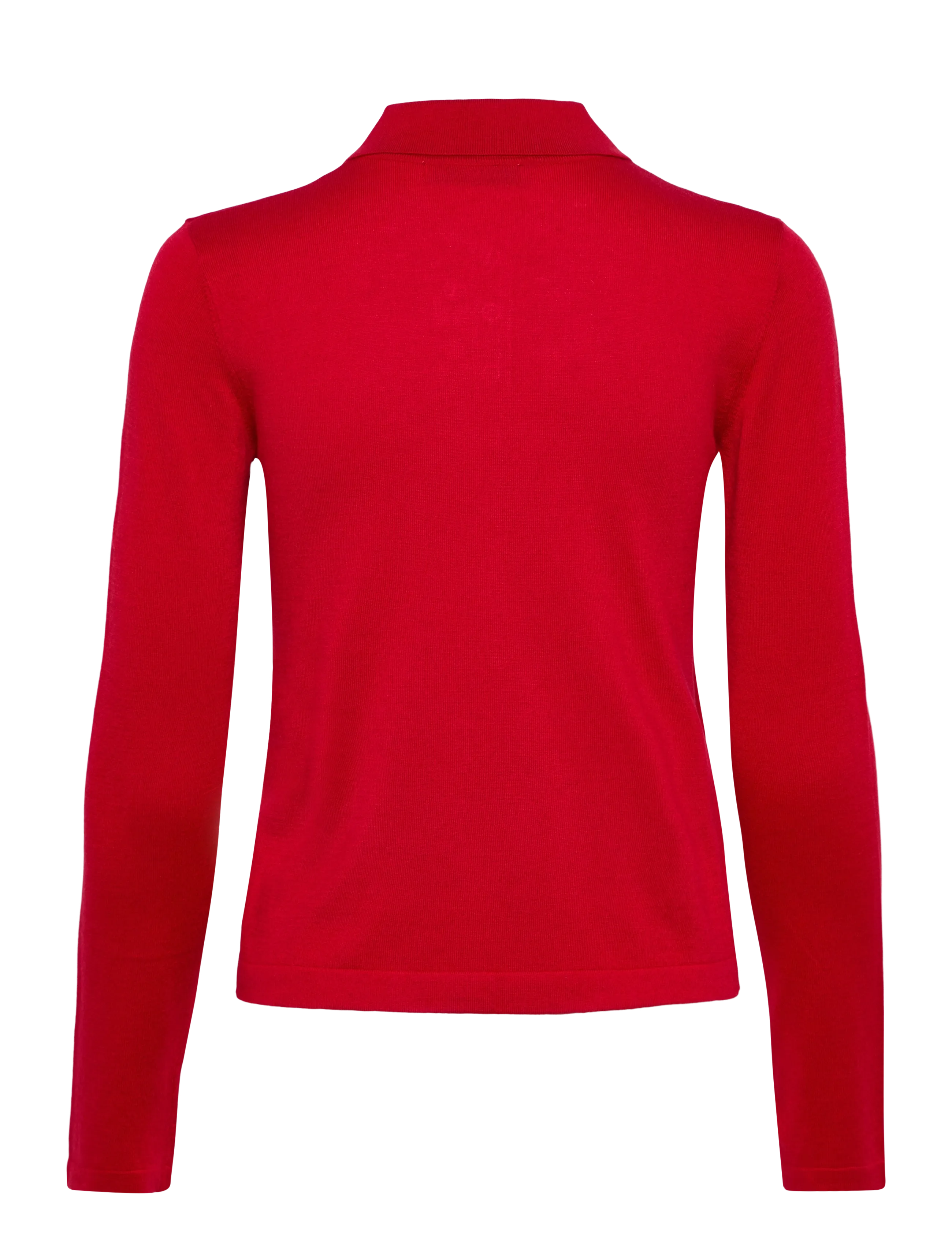 Mango - Long-sleeved polo-neck sweater - long-sleeved tops - red - 2