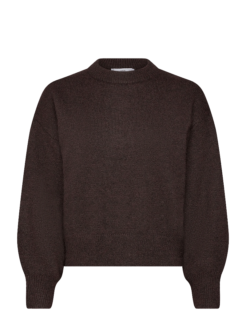 Mango - Oversize knit sweater - stickade tröjor - dark brown - 1